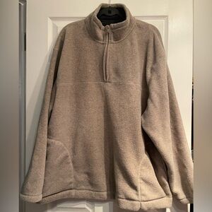 St. John's Bay Men's Tan Zip-Up Sweater